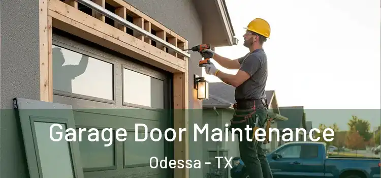 Garage Door Maintenance Odessa - TX