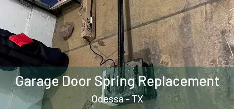  Garage Door Spring Replacement Odessa - TX