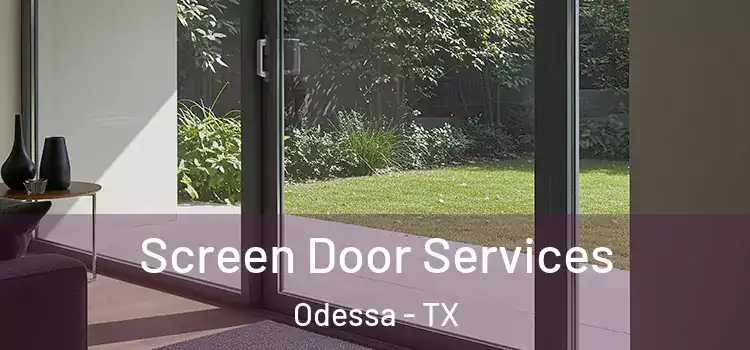  Screen Door Services Odessa - TX